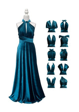 Velvet Blue Multiway Convertible Infinity Dress