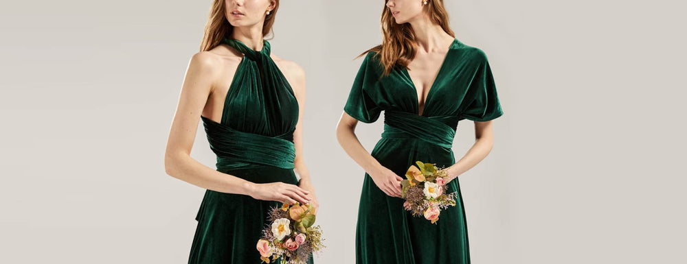 72styles Velvet Infinity Dress Bridesmaid
