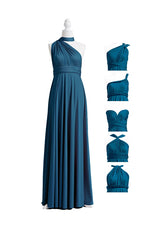 Teal Blue Multiway Infinity Dress
