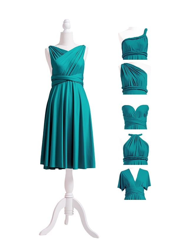 Teal Multiway Infinity Dress