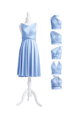 Dusty Blue Multiway Convertible Infinity Dress