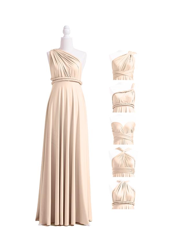 Champagne Multiway Infinity Dress