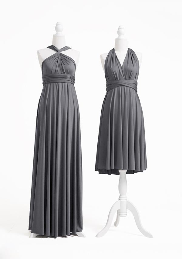 Charcoal Grey Multiway Infinity Dress