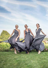 Charcoal Grey Multiway Infinity Dress