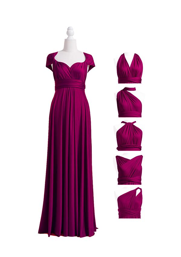 Plum Multiway Infinity Dress